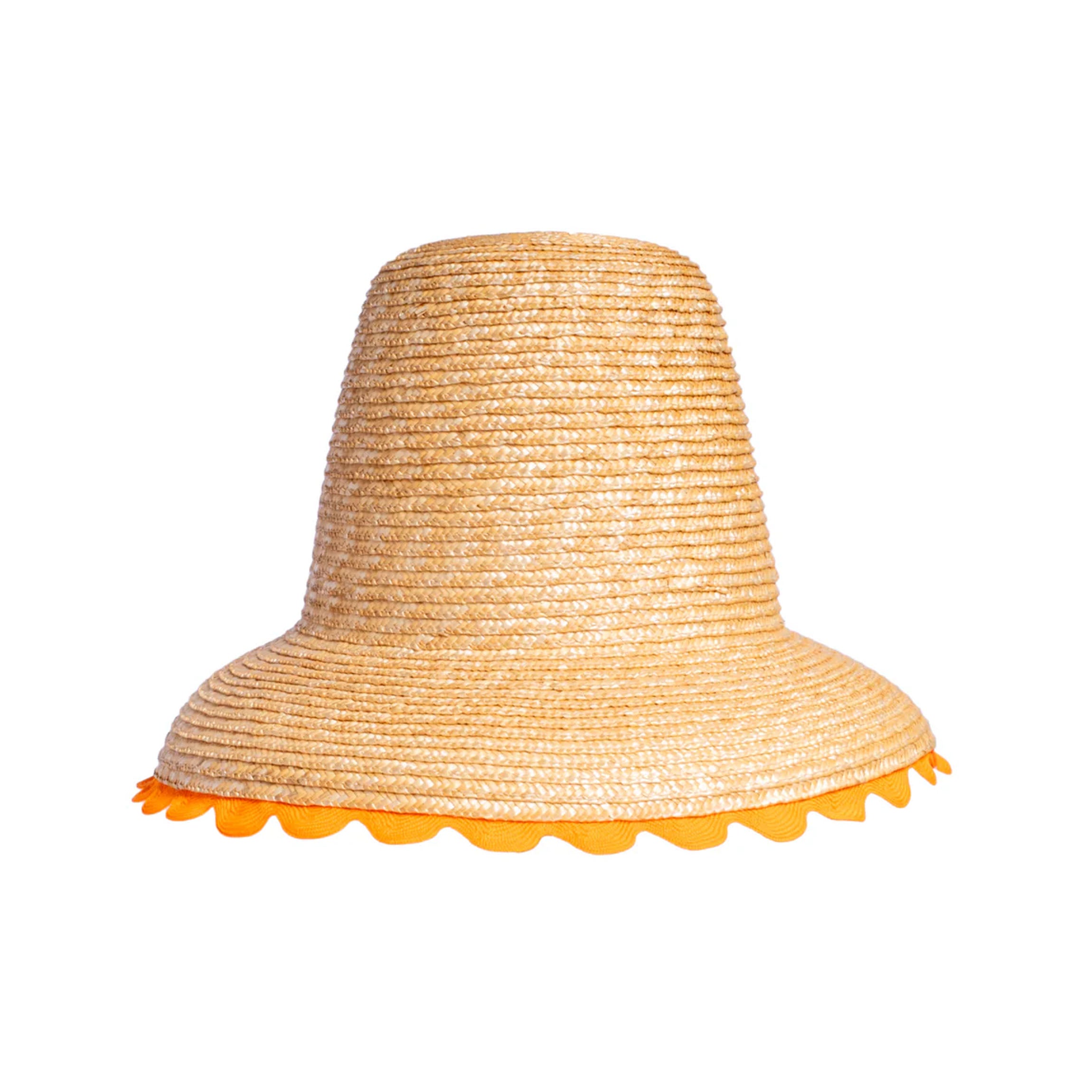 Wavy Hat in Tangerine