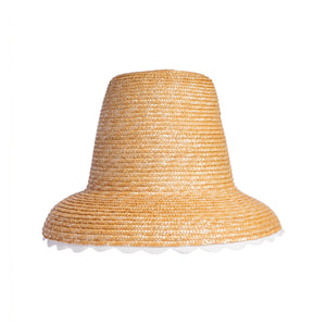 Wavy Hat in White