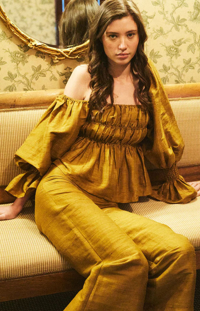 Libby Pant in Ochre