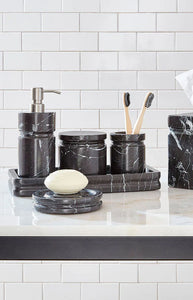 Marquina Storage Tray in Black