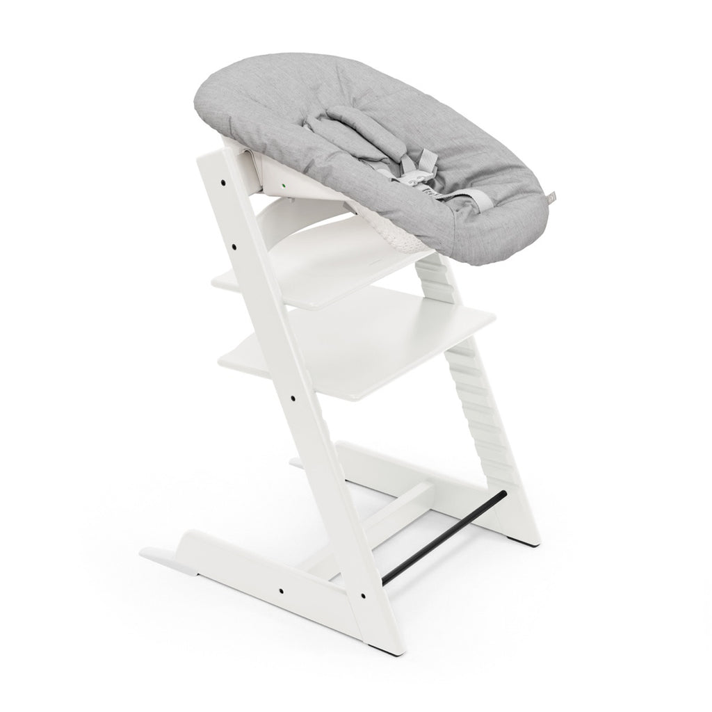 Tripp Trapp® High Chair and Newborn Set in White