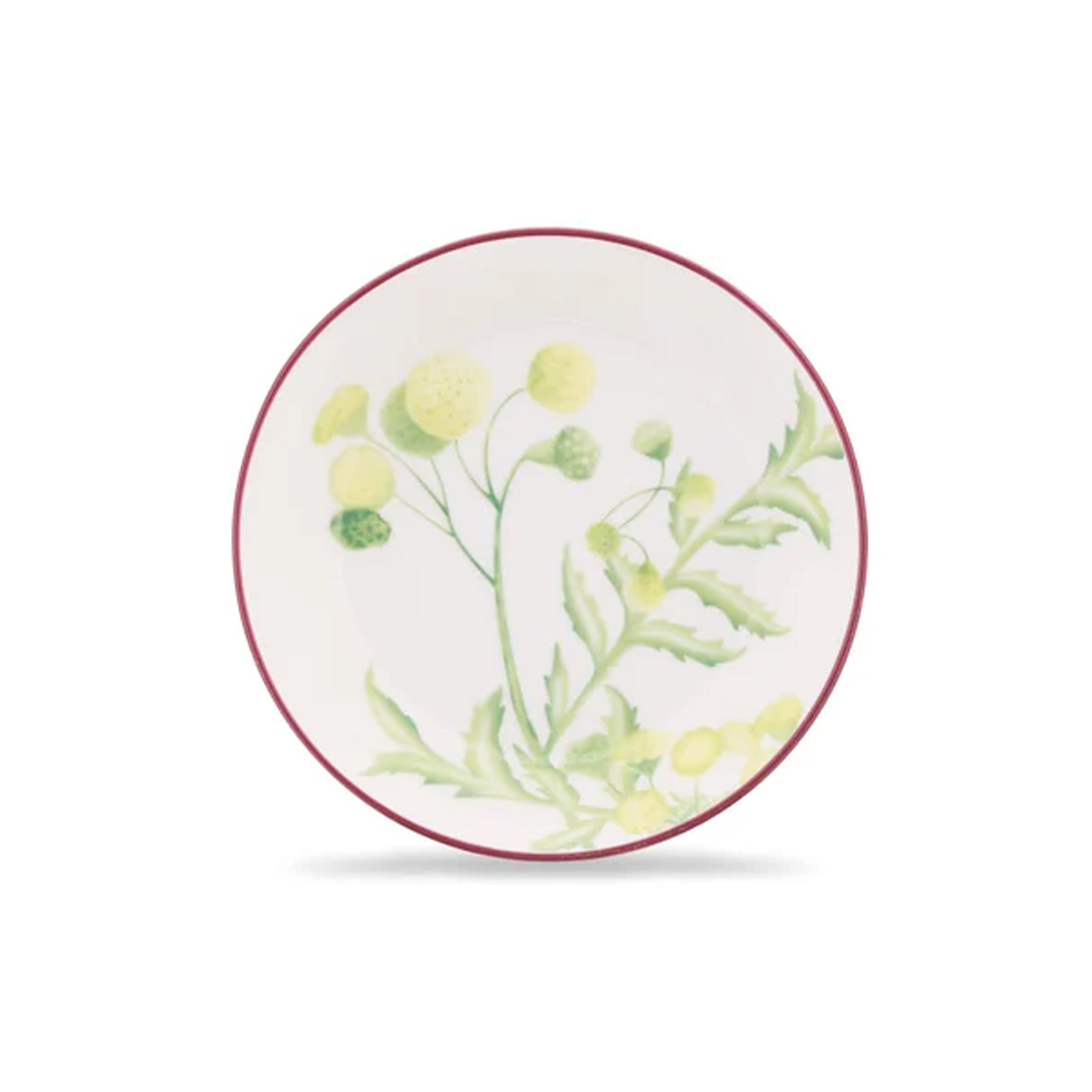 Florenza Acanto Fondo Bianco Impero Tea Saucer