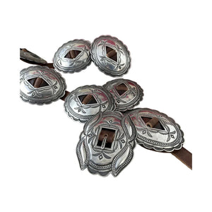 Vintage Navajo Concho Belt