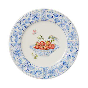 Delft Plates in Pomegranates, Set of 4