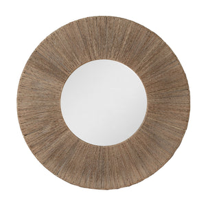 Highball Jute Round Mirror