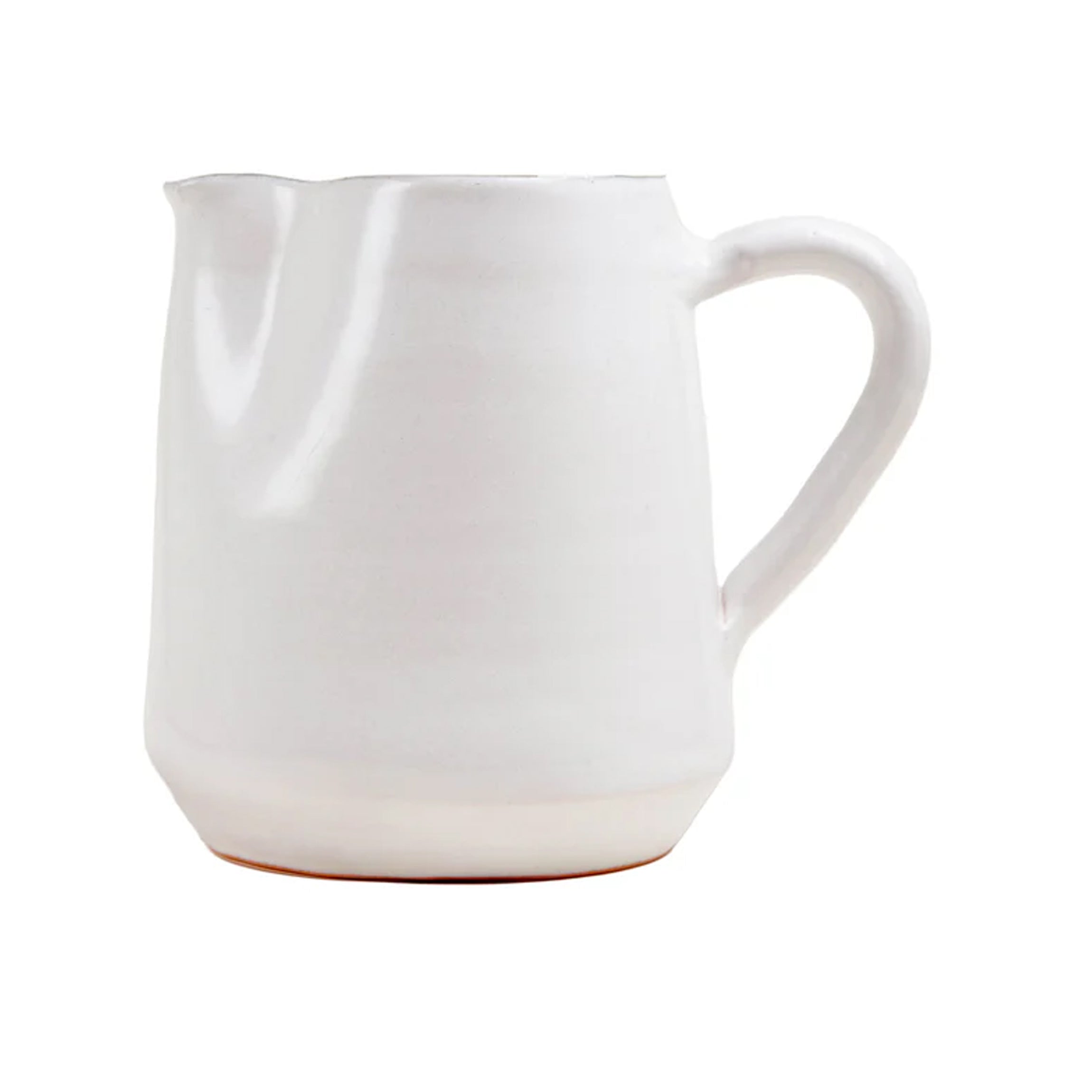 Bevagna One-Liter Pitcher in White & Green
