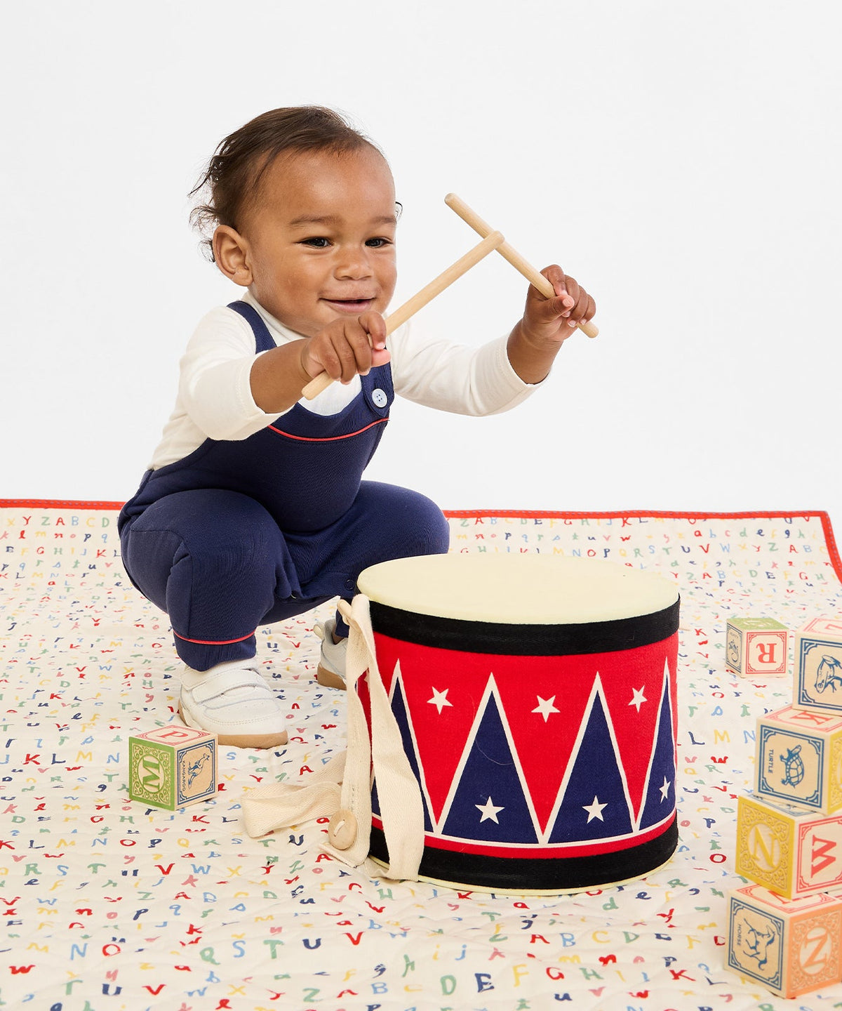 Oso Overall in Navy
