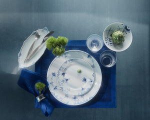 Blue Fluted Mega Cereal Bowl 11.75Oz