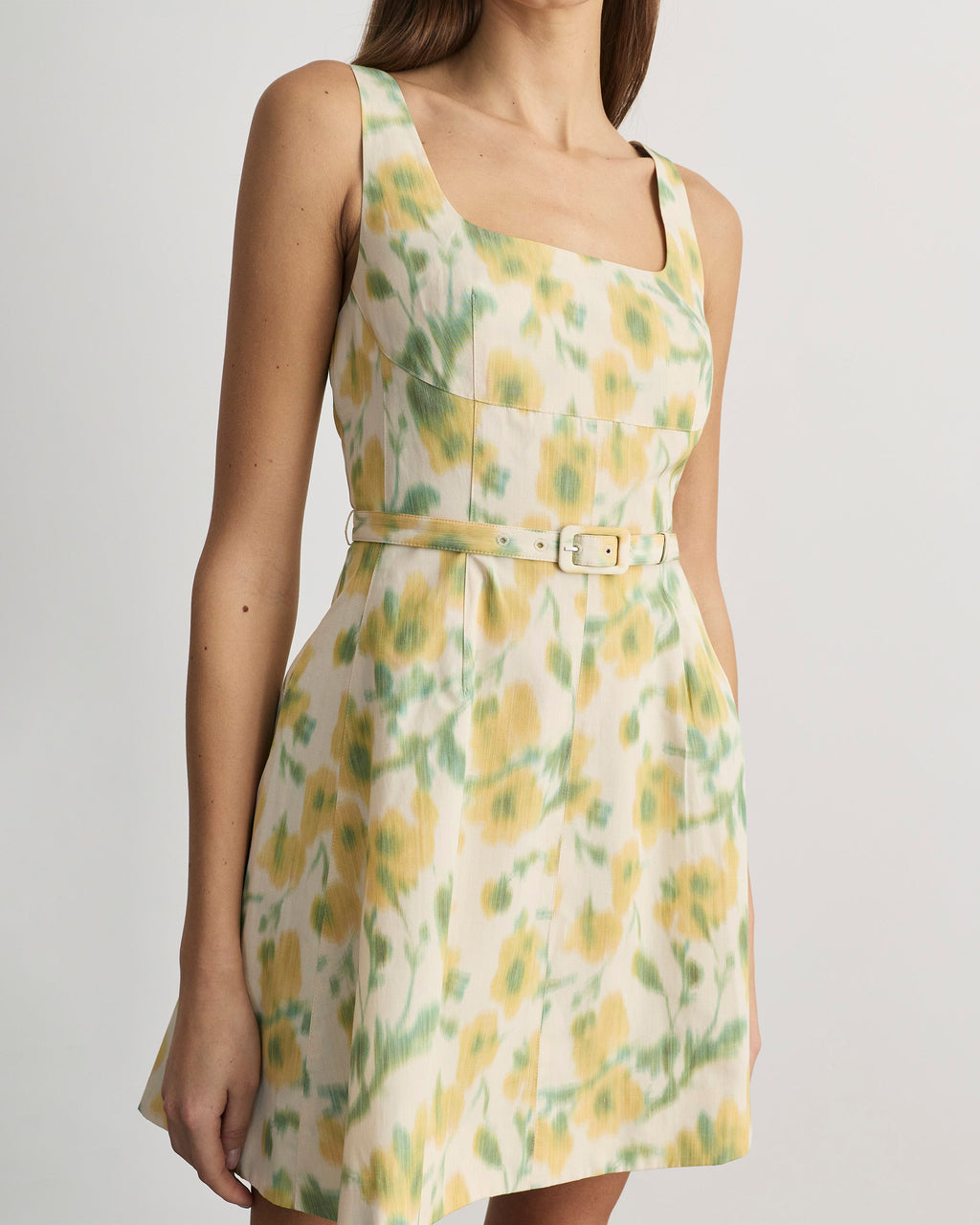 Paige Dress in Butter Multi