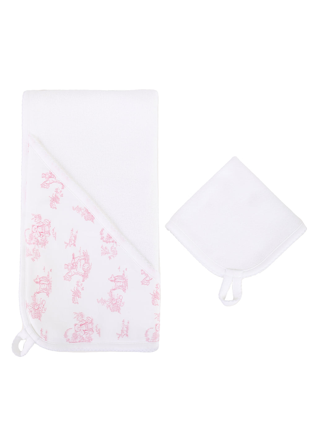 “Over the Top“  Baby Bath Bundle in Pink