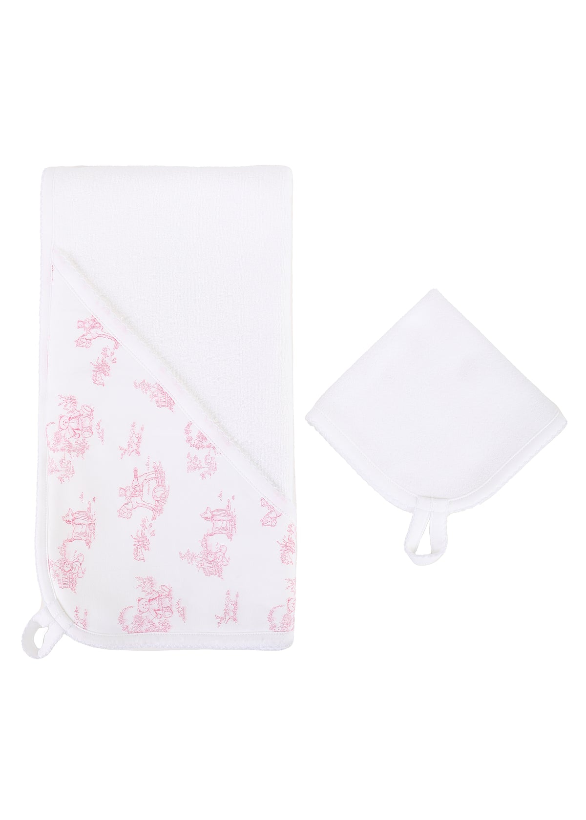 “Over the Top“  Baby Bath Bundle in Pink