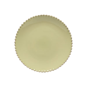 Pearl Collection Dinner Plates in Lilly Green, Set of 6