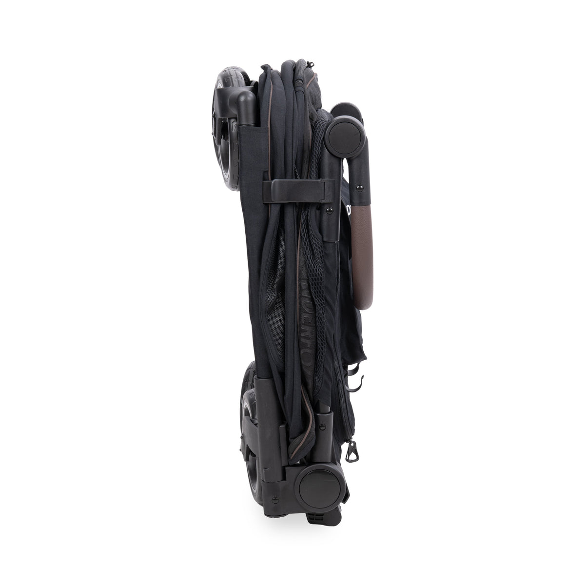 WonderFold PF Flat Fold Pet Stroller Medium Graphite Black