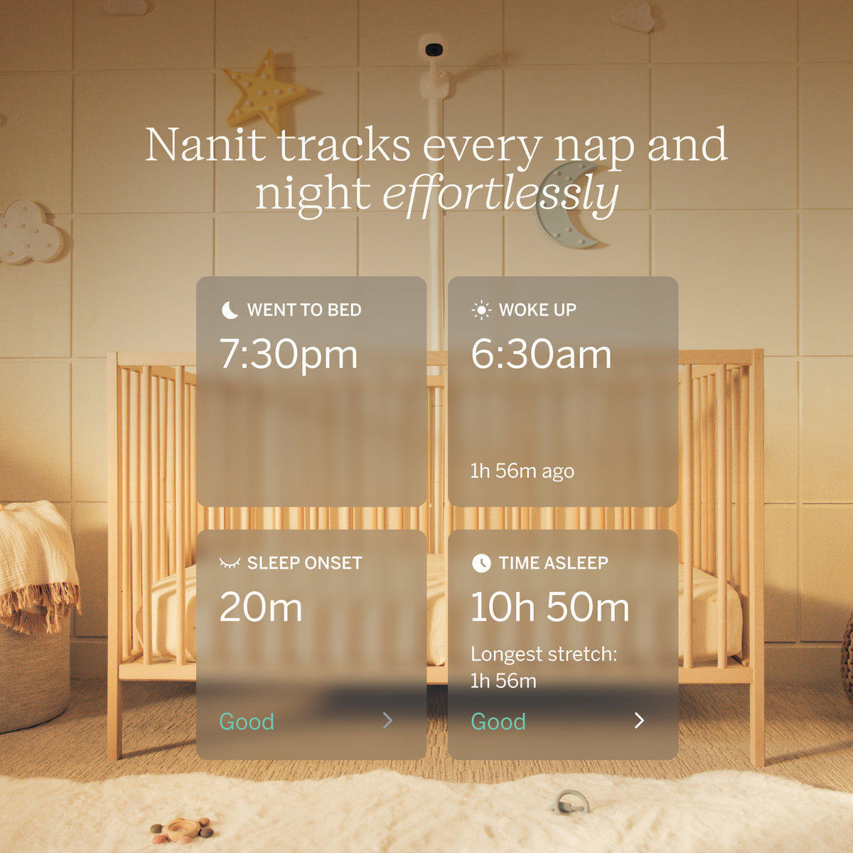 Nanit Smart Baby Monitor System with Wall Mount