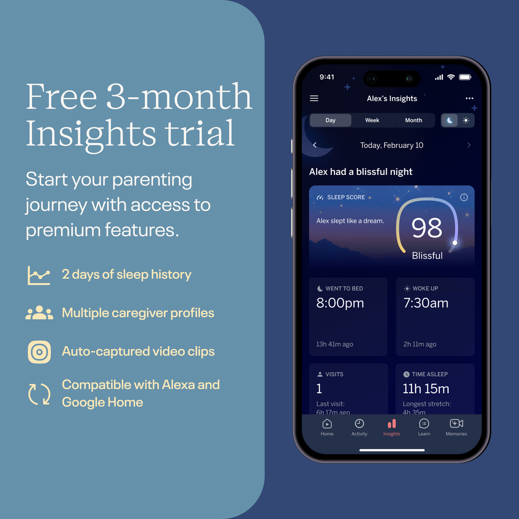 Nanit Smart Baby Monitor System with Wall Mount