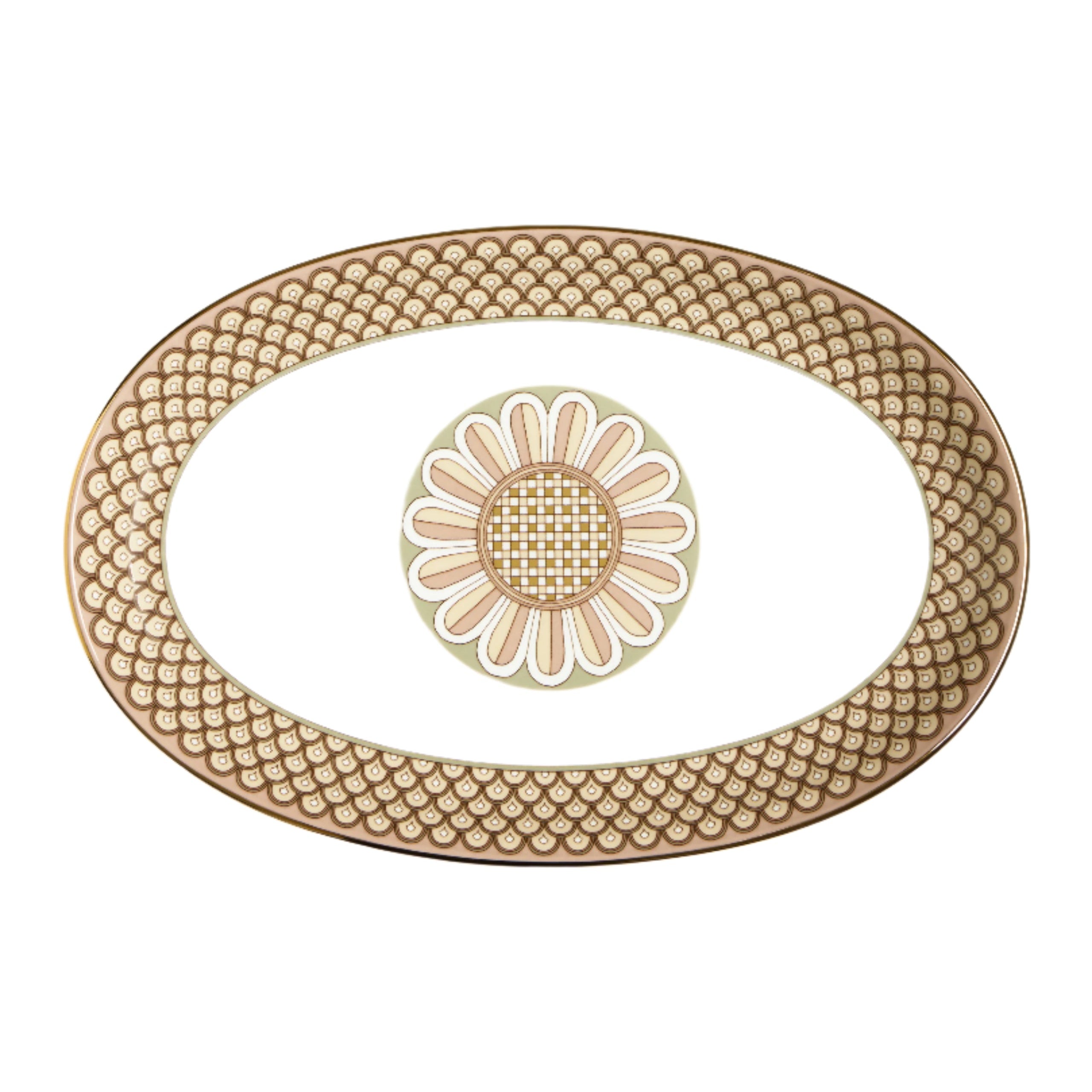 Oval Platter in Odysseus Dusty Pink