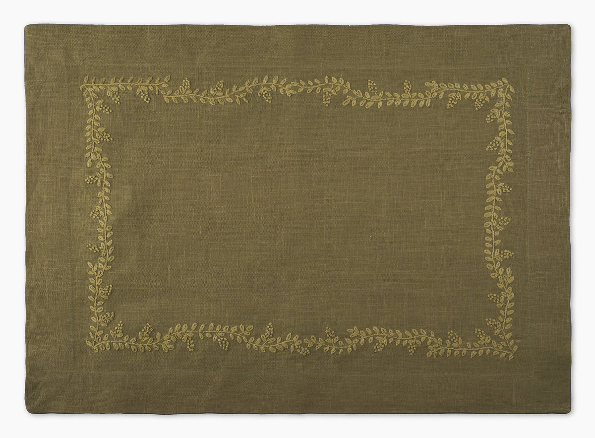Prism Vine Linen Placemat in 13 Colors