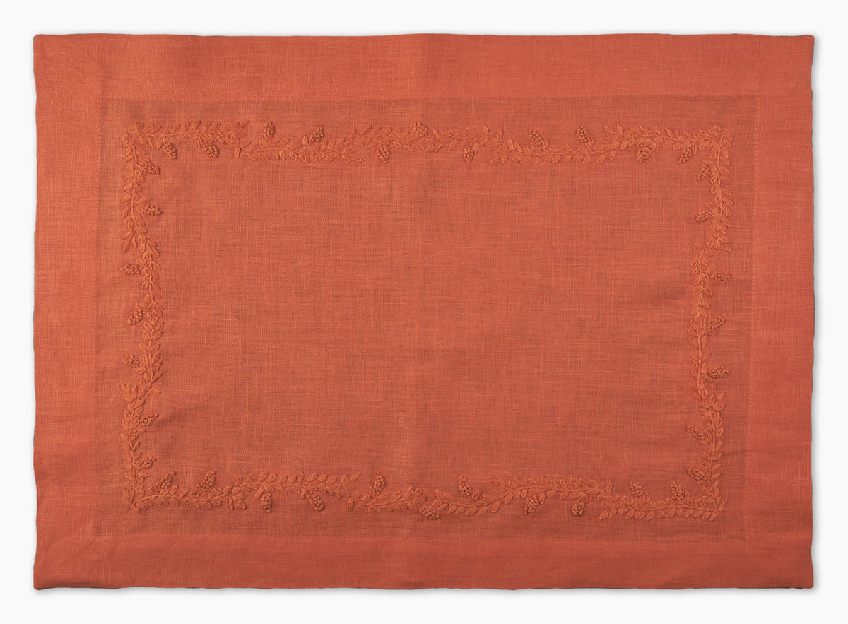 Prism Vine Linen Placemat in 13 Colors