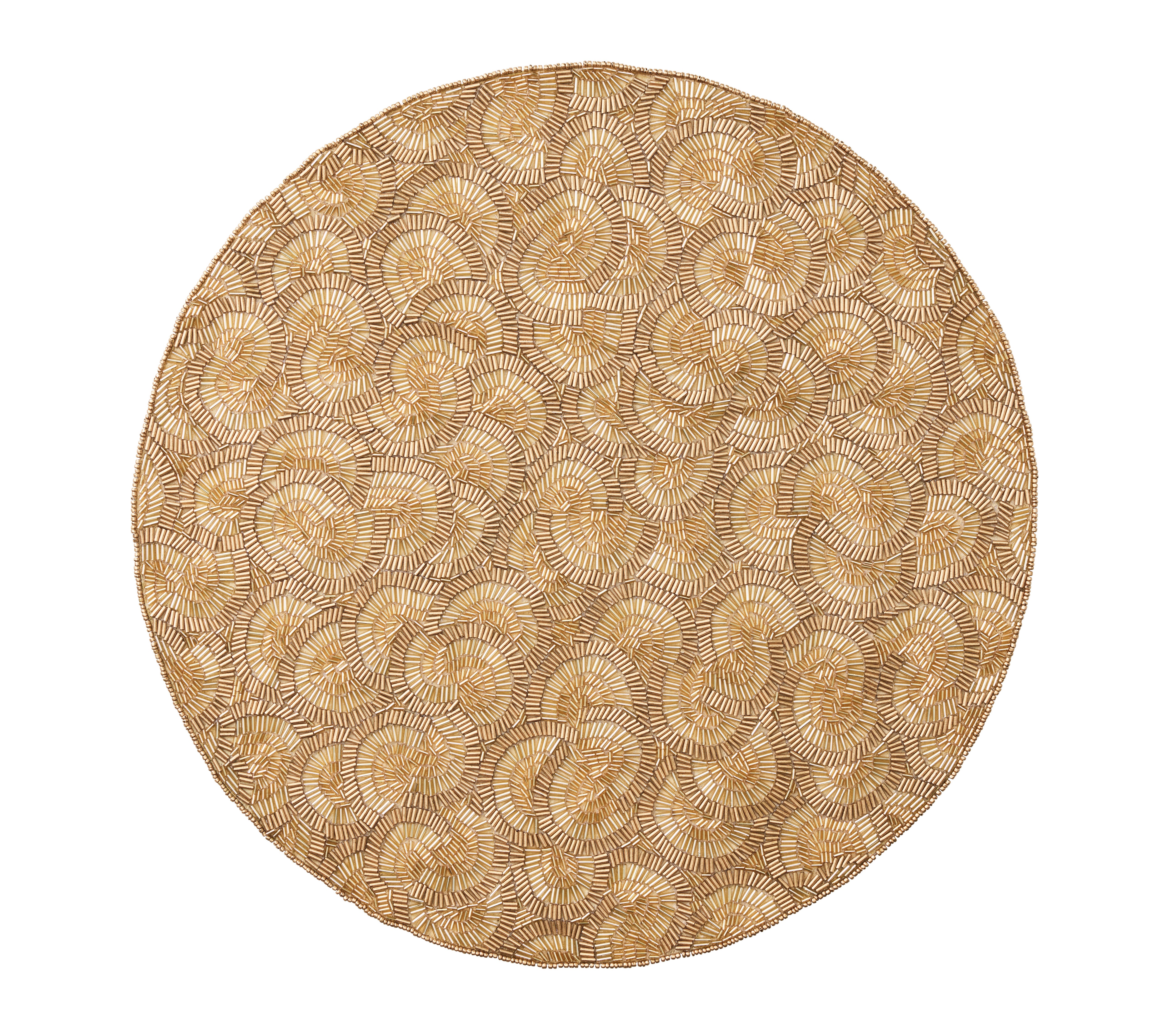 Lune Placemat in Gold, Set of 2