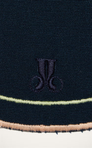 Medallion Placemats in Solid Navy, Set of 2