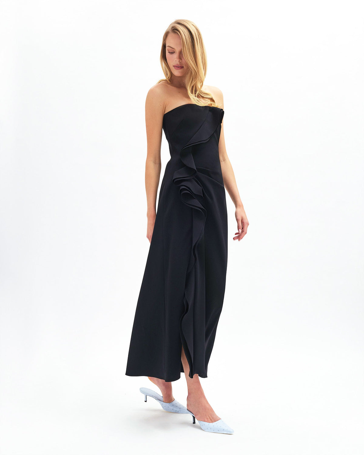 Poppy Dress in Noir