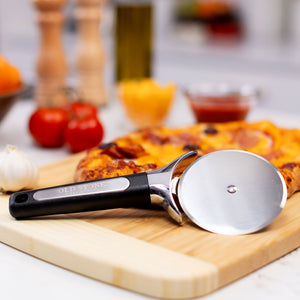 Premium Pizza Cutter 3.5" Cutting Wheel in Black