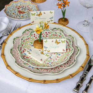 Meadow Walk Butterfly Place Card in Multi, Set of 12