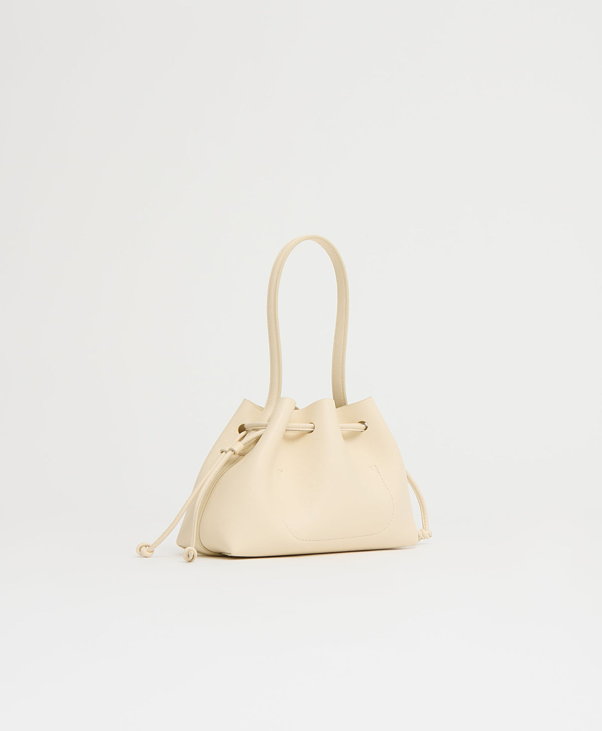 Drawstring Pouchette in Jasmine