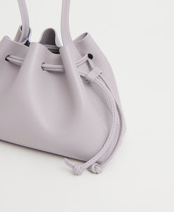 Drawstring Pouchette in Lila