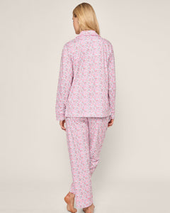 Women’s Pima Pajama Set in Fleurs de Rose
