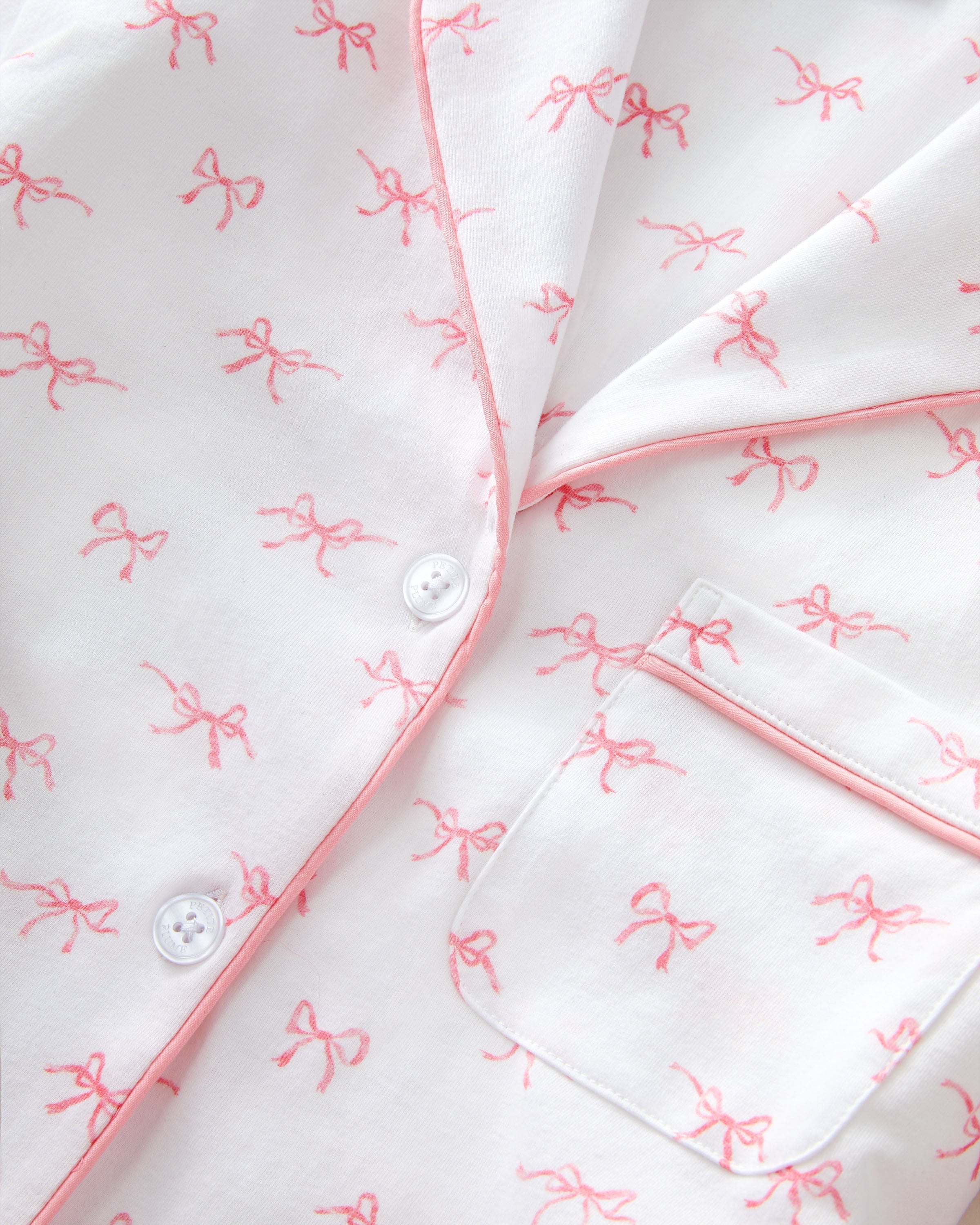 Women’s Pima Pajama Set in Blushing Bows