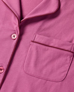 Women’s Pima Pajama Set in Rosewood