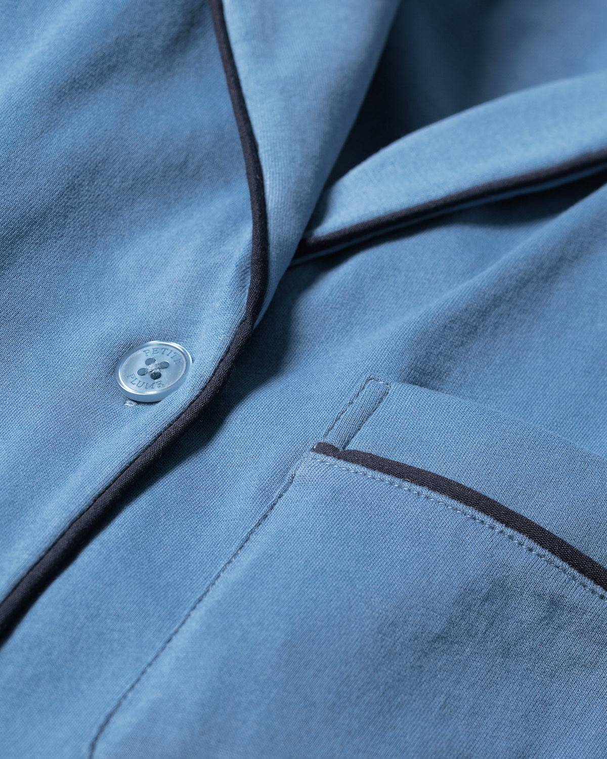Women’s Pima Pajama Set in Mystique Blue