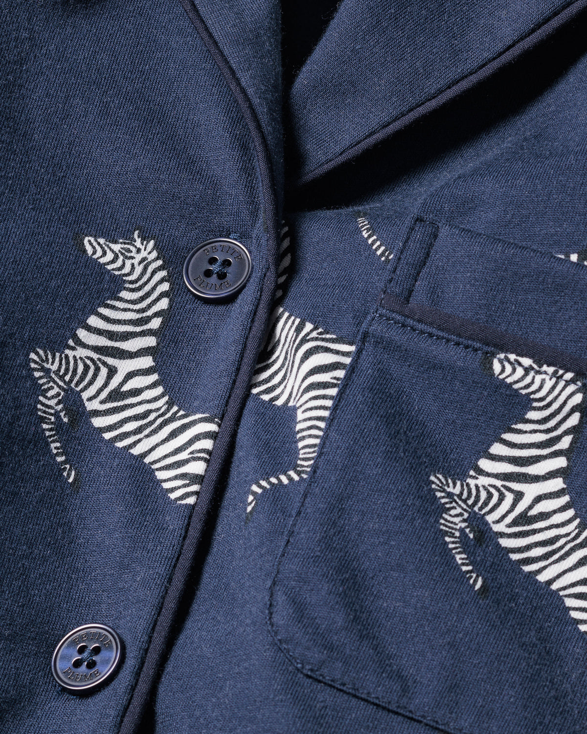 Women’s Pima Pajama Set in Zèbre de Nuit