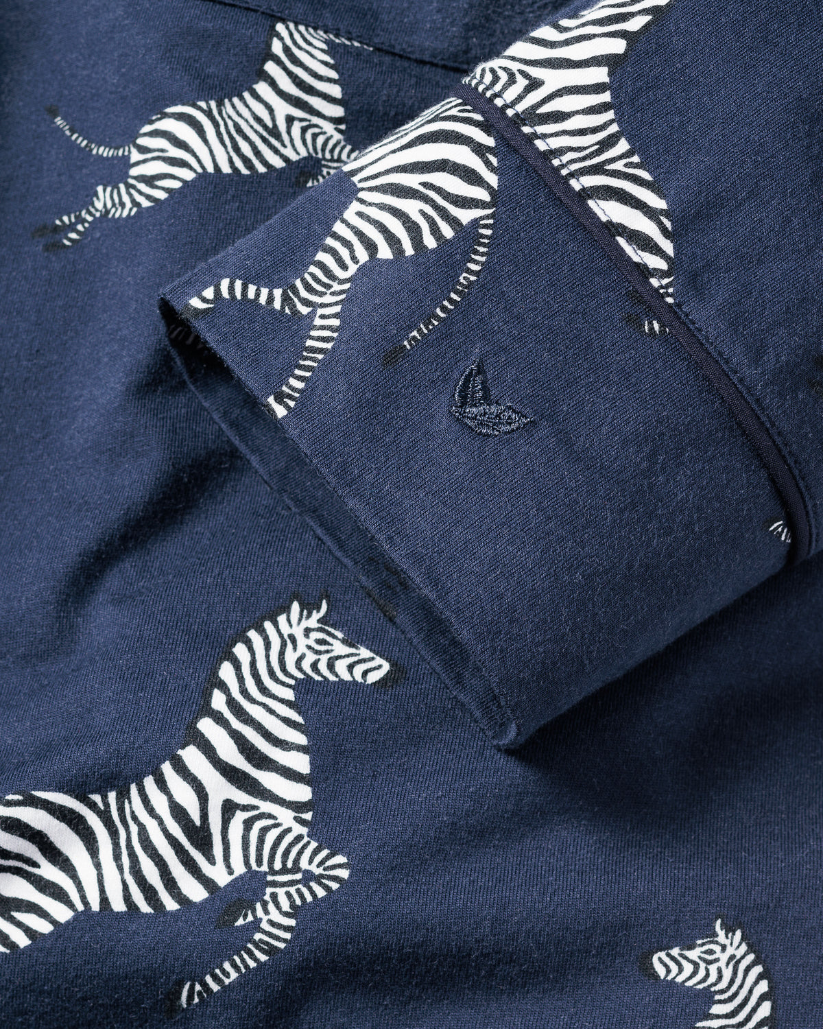Women’s Pima Pajama Set in Zèbre de Nuit