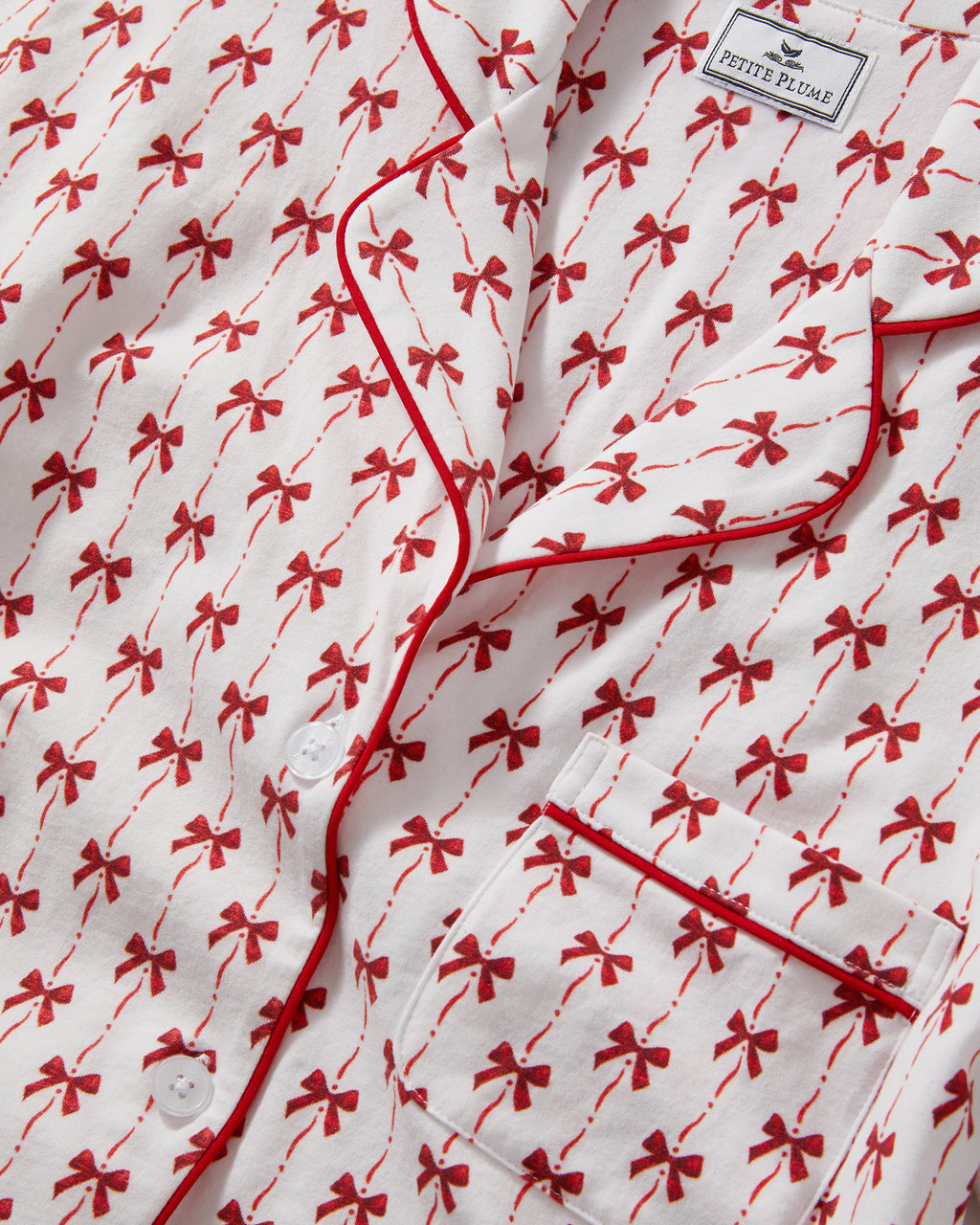 Women’s Pima Short Set in Blissful Bows