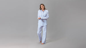 Matteo Pajama Set in Azure
