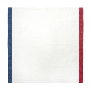 Paris Napkins in Blue & Red, Set of 2