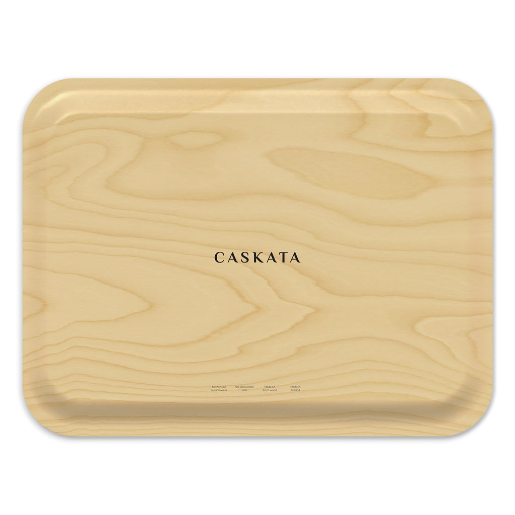 Party Fish Large Rectangular Birchwood Tray