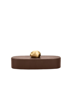 Pebble Trinket Box in Brown