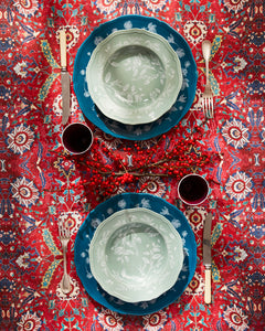 Floral Charger Petrol by Ginori 1735