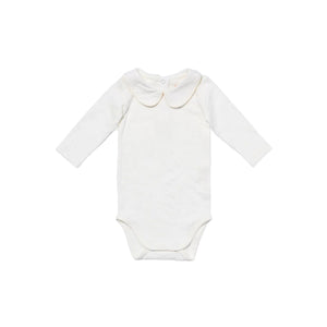 Peter Pan One-piece in Vanilla Piping