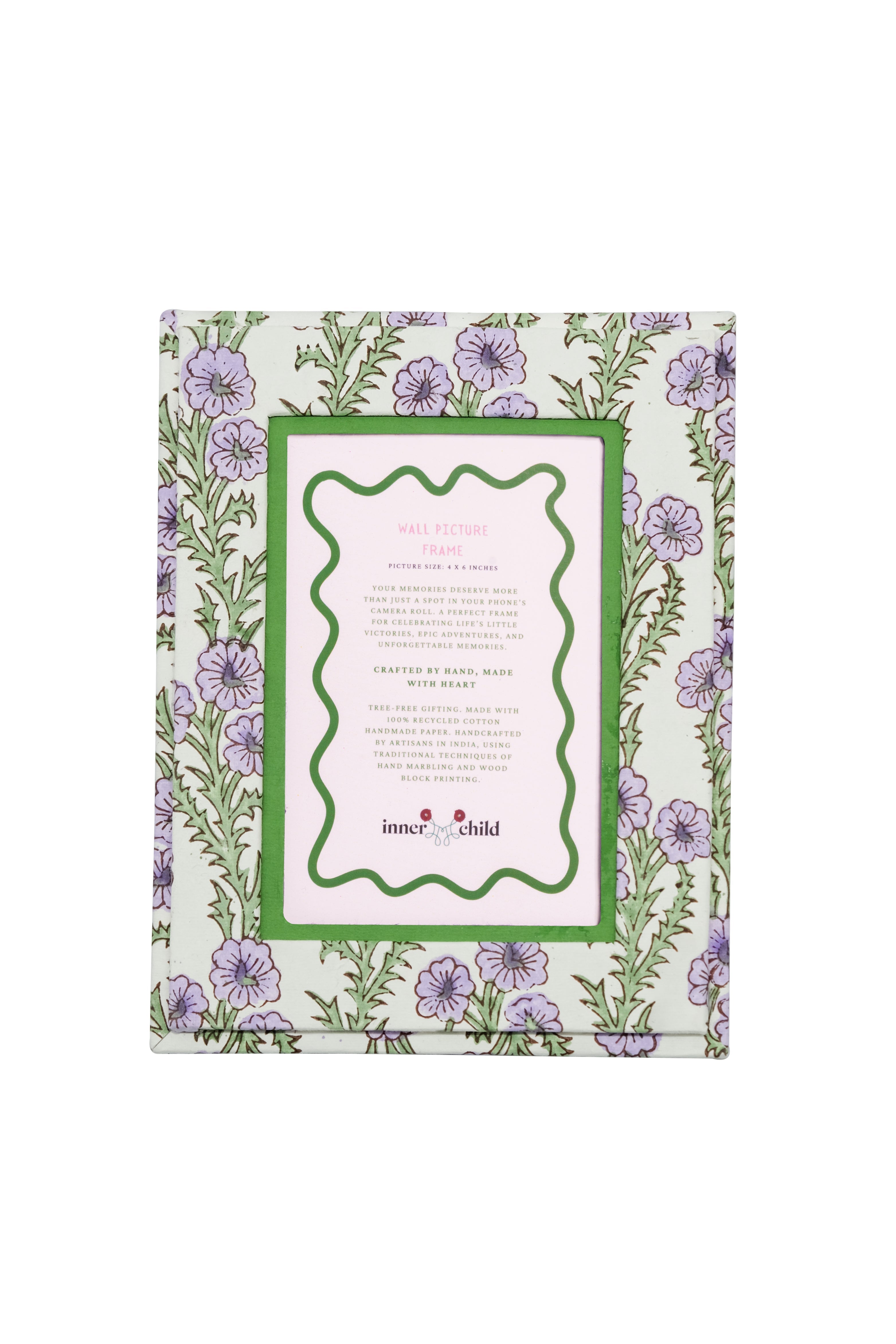 Picture Frame in Forget-Me-Not Purple, 4x6