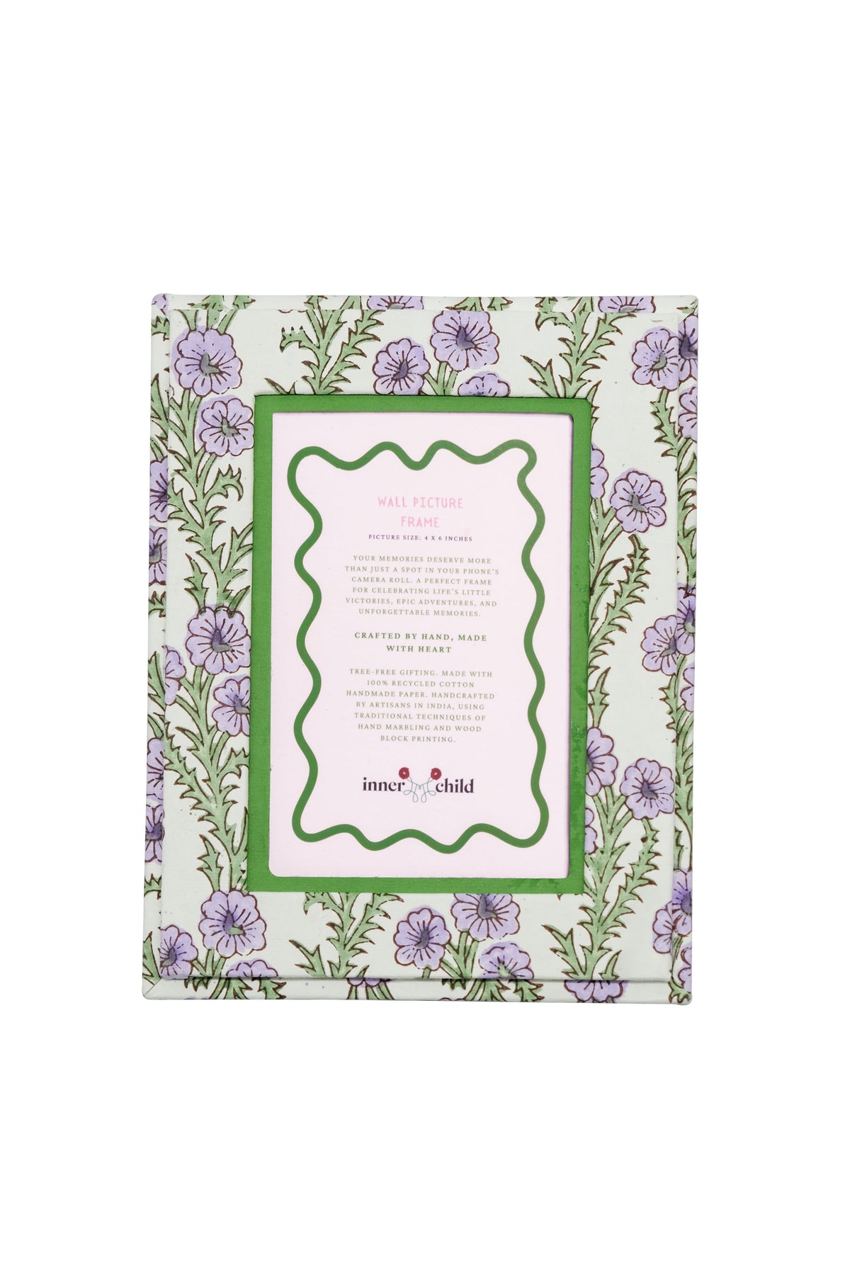 Picture Frame in Forget-Me-Not Purple, 4x6