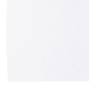 little english classic children's clothing pima crib sheet with white background and light pink micro dot all over print 