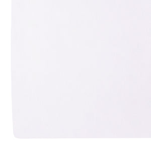 little english classic children's clothing pima crib sheet with white background and light pink stripe all over print 