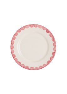 Late Afternoon Pink Scallop Side Plate