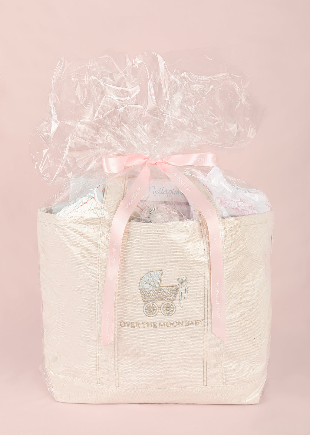 “Over the Top“  Baby Bath Bundle in Pink
