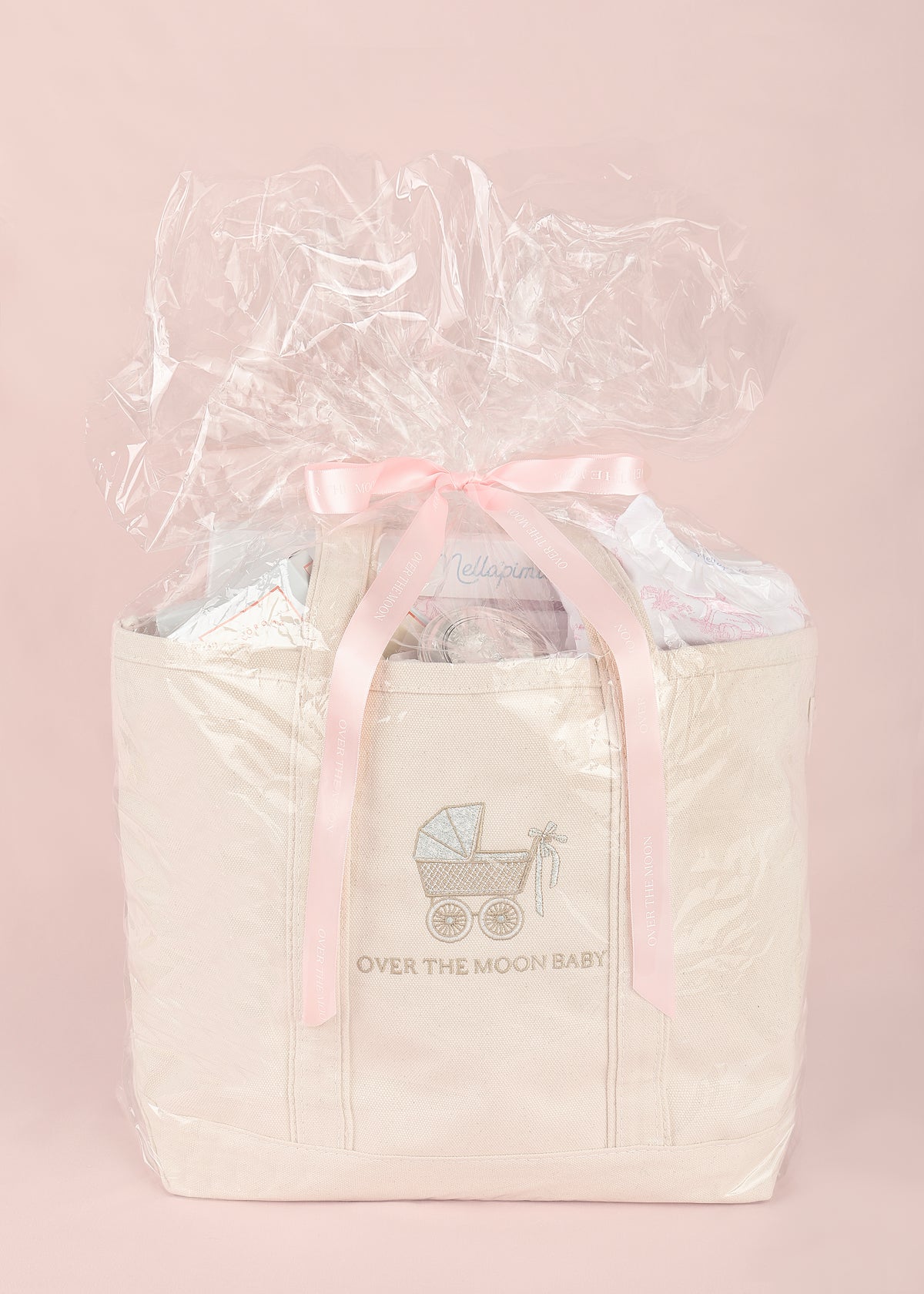 “Over the Top“  Baby Bath Bundle in Pink