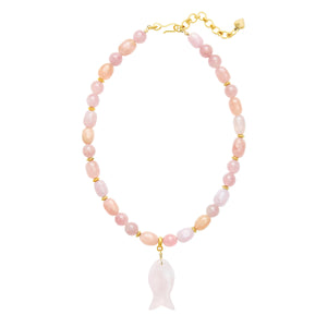 Pink Mist Necklace